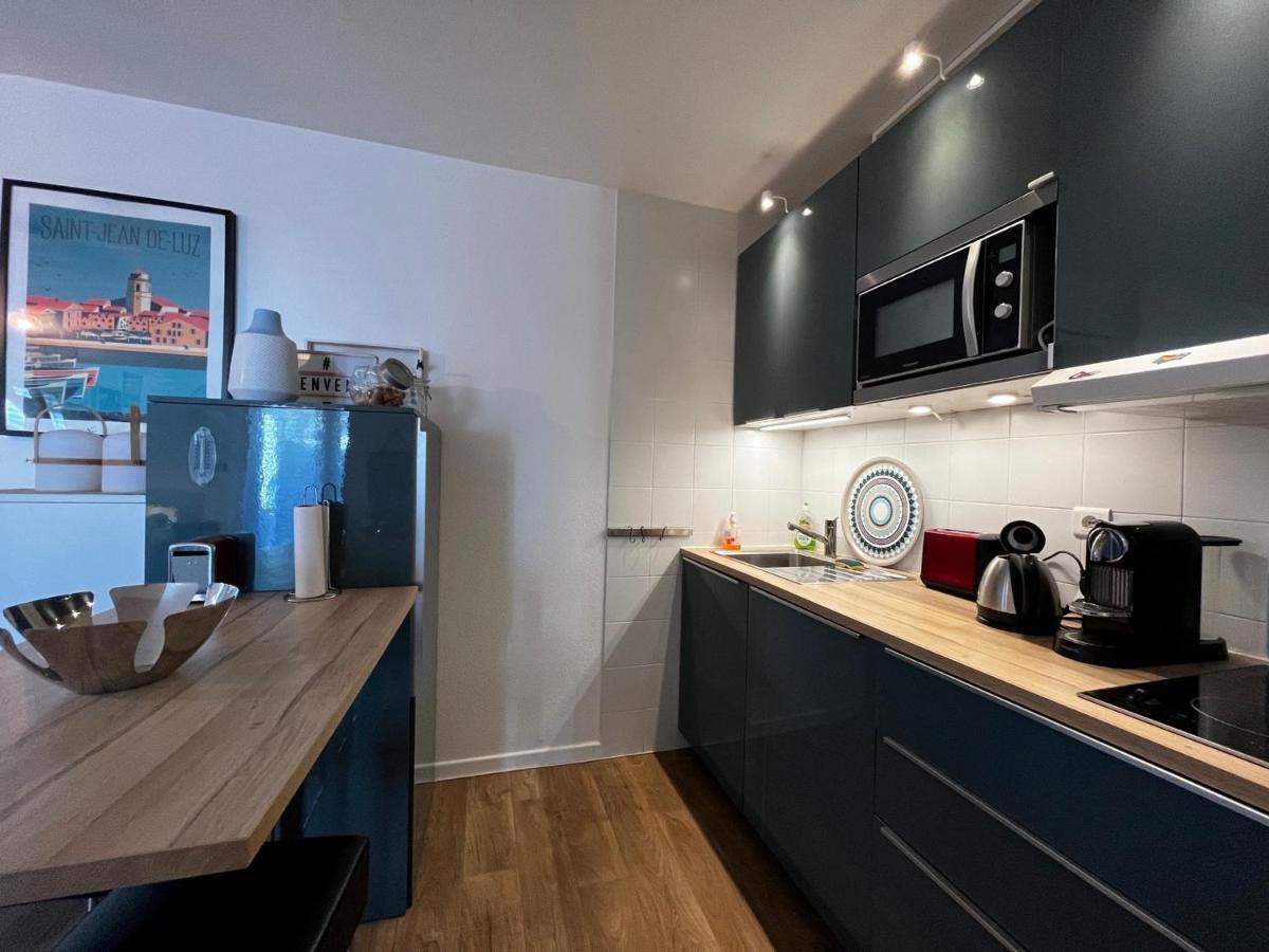 Bel Appartement T3 Avec Jardin, Piscine Et Parking, Proche Plage A Hendaye - Fr-1-239-739 Εξωτερικό φωτογραφία