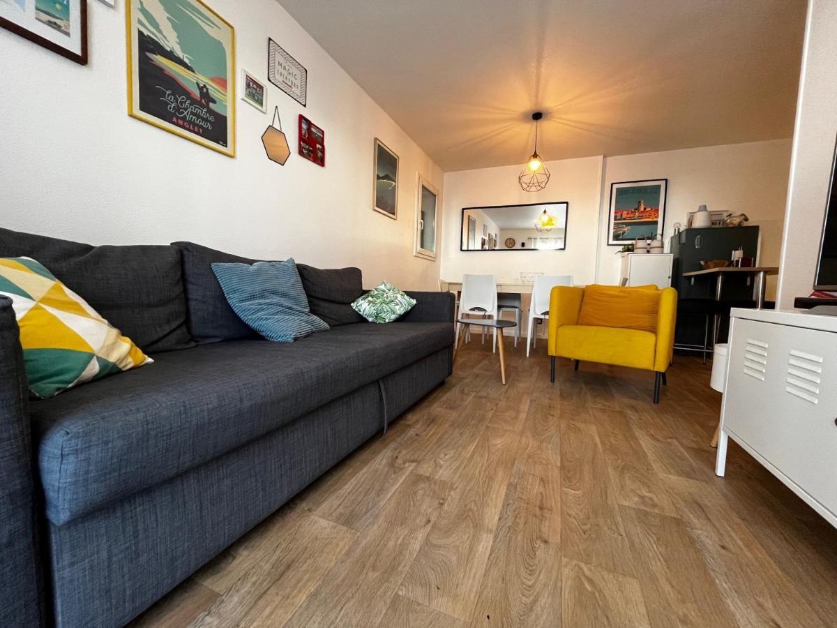 Bel Appartement T3 Avec Jardin, Piscine Et Parking, Proche Plage A Hendaye - Fr-1-239-739 Εξωτερικό φωτογραφία